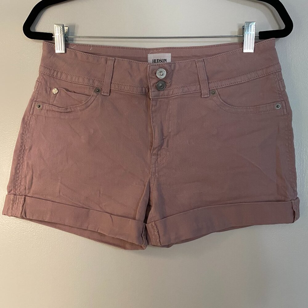 Hudson pink denim shorts